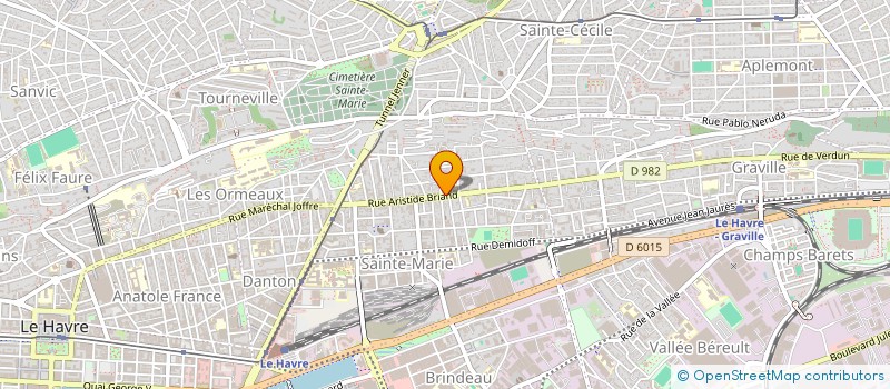 localisation de l'entreprise M3 TRANSACTION à LE HAVRE