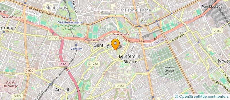localisation de l'entreprise M3 TRANSPORT à GENTILLY
