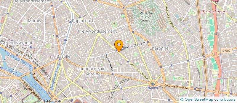 localisation de l'entreprise M30  PARIS