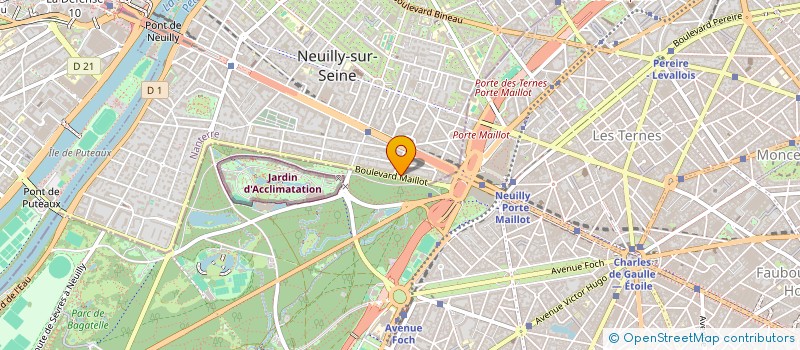 localisation de l'entreprise M34 à NEUILLY-SUR-SEINE