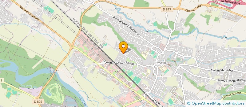 localisation de l'entreprise M3A  LESCAR