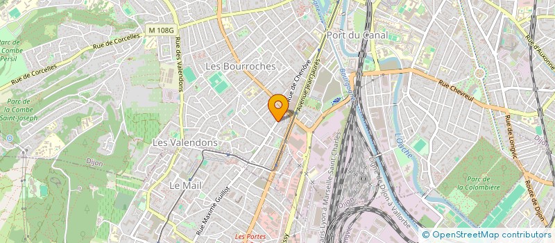 localisation de l'entreprise M3A INVEST à DIJON