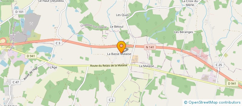 localisation de l'entreprise M3AJ  SAINT-BRICE-SUR-VIENNE