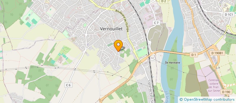 localisation de l'entreprise M3B INNOVATION à VERNOUILLET