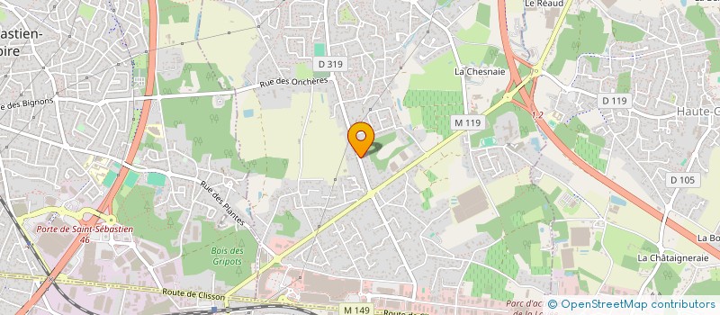 localisation de l'entreprise M3BC à BASSE-GOULAINE