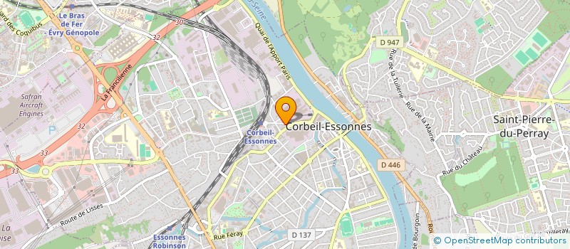 localisation de l'entreprise M3C à CORBEIL-ESSONNES