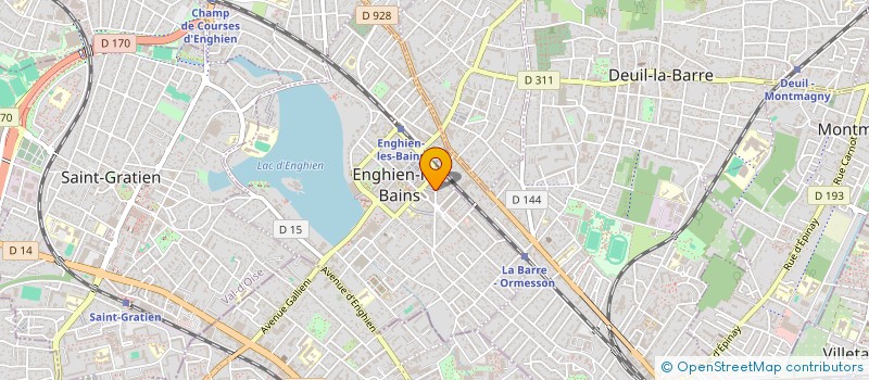 localisation de l'entreprise M3C à ENGHIEN-LES-BAINS