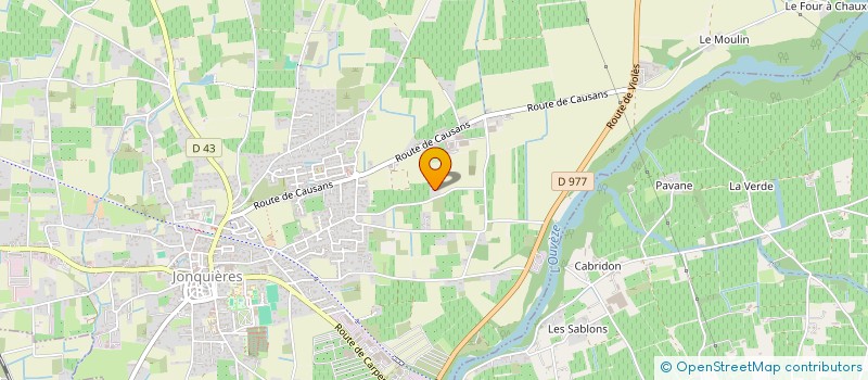 localisation de l'entreprise M3C DISTRIBUTION à JONQUIERES