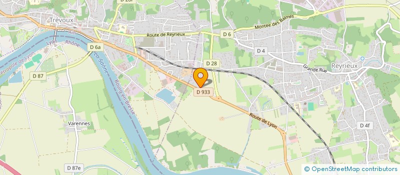 localisation de l'entreprise M3CN à REYRIEUX