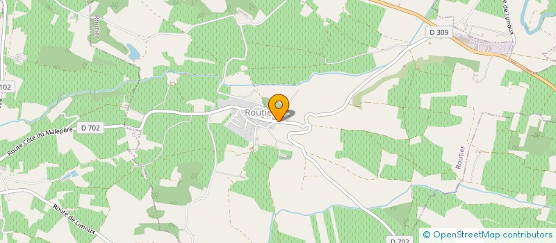 localisation de l'entreprise M3D 11  ROUTIER