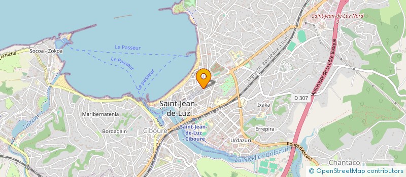 localisation de l'entreprise M3D  SAINT-JEAN-DE-LUZ