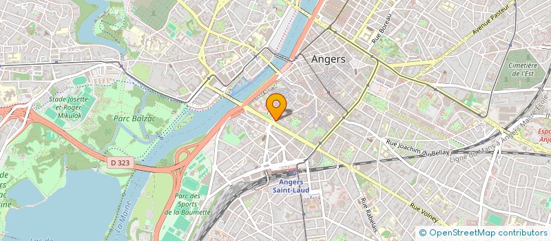 localisation de l'entreprise M3DS  ANGERS