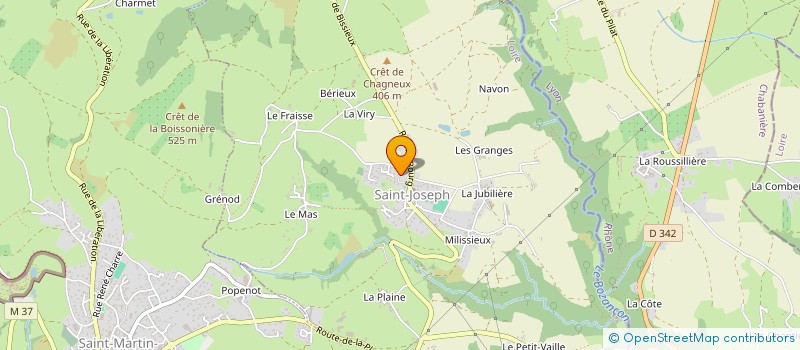 localisation de l'entreprise M3EAU à SAINT-JOSEPH