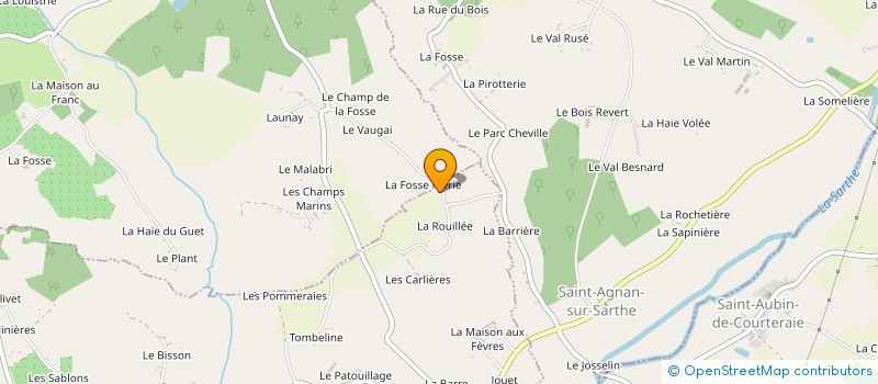 localisation de l'entreprise M3F à SAINTE-SCOLASSE-SUR-SARTHE
