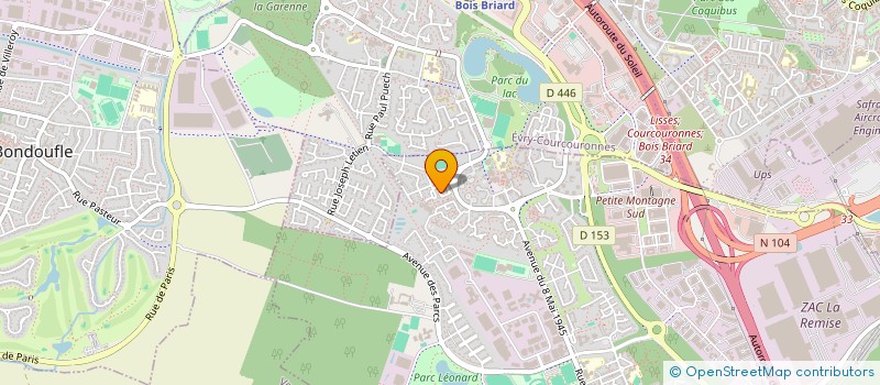 localisation de l'entreprise M3F à LISSES