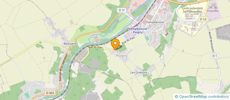 localisation de l'entreprise M3F INVEST  POIGNY