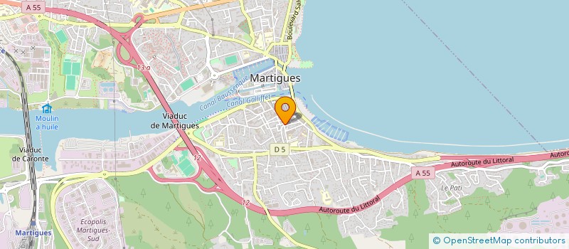 localisation de l'entreprise M3G à MARTIGUES
