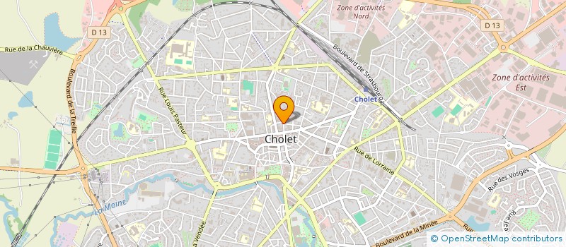 localisation de l'entreprise M3GR à CHOLET
