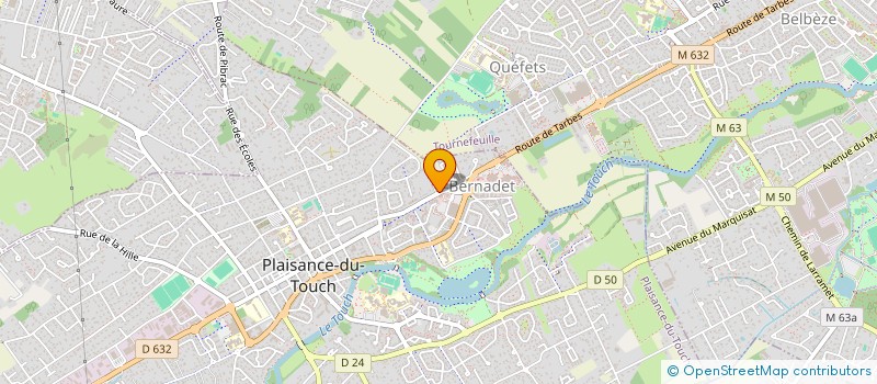 localisation de l'entreprise M3J  PLAISANCE-DU-TOUCH