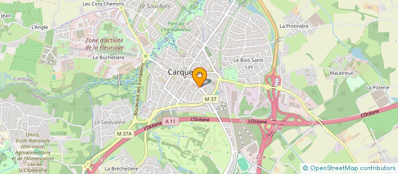 localisation de l'entreprise M3K à CARQUEFOU