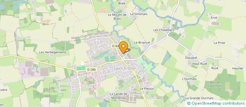 localisation de l'entreprise M3M  SAINT-ERBLON