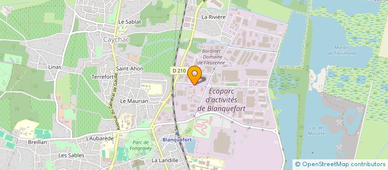 localisation de l'entreprise M3M+ à BLANQUEFORT