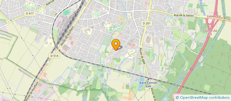 localisation de l'entreprise M3O  COLMAR