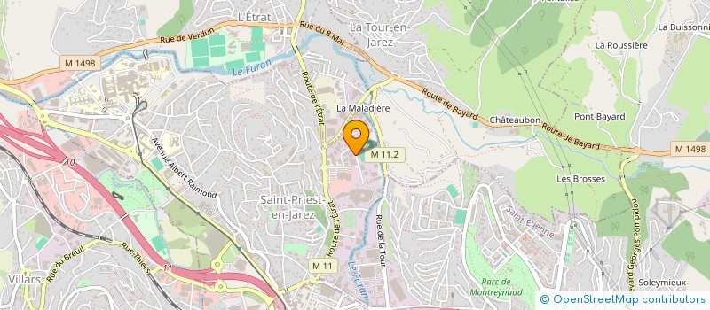 localisation de l'entreprise M3P CONSULTING  SAINT-PRIEST-EN-JAREZ