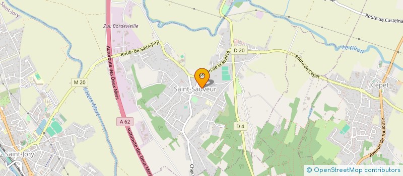 localisation de l'entreprise M3S  SAINT-SAUVEUR