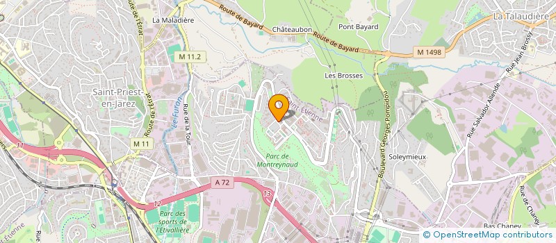 localisation de l'entreprise M3S CARRELAGE  SAINT-ETIENNE