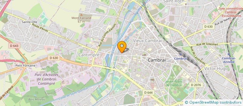 localisation de l'entreprise M3S GROUP HOLDING INVESTISSEMENT à CAMBRAI