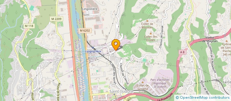 localisation de l'entreprise M3S+MESURES SCIENTIFIQUES SUR SITES à NICE