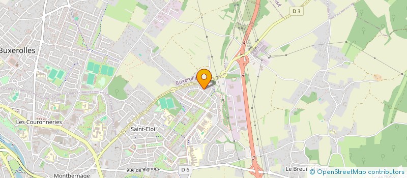 localisation de l'entreprise M3S TOITURES  POITIERS