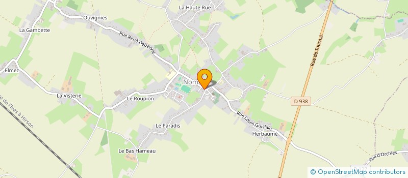 localisation de l'entreprise M3V-LABS  NOMAIN