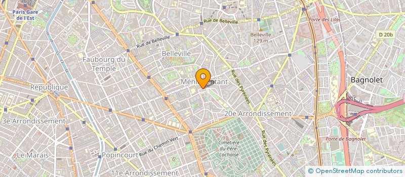 localisation de l'entreprise M4  PARIS