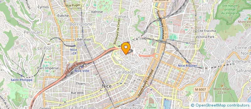 localisation de l'entreprise M4 à NICE