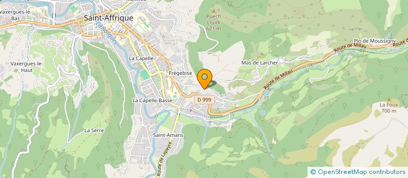 localisation de l'entreprise M4  SAINT-AFFRIQUE