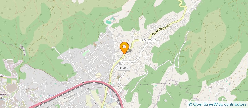 localisation de l'entreprise M4 à CEYRESTE