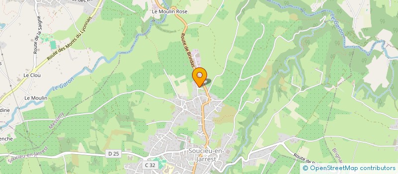 localisation de l'entreprise M4 EXPO à SOUCIEU-EN-JARREST