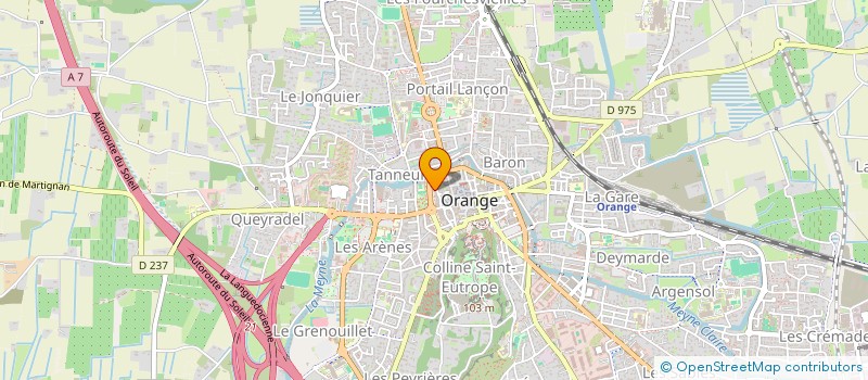 localisation de l'entreprise M4 LAVERIE à ORANGE