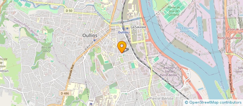 localisation de l'entreprise M43-ALLIANCE  OULLINS-PIERRE-BENITE