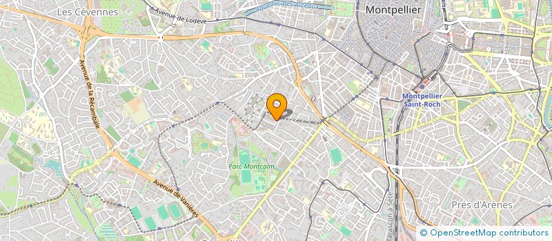 localisation de l'entreprise M4C  MONTPELLIER