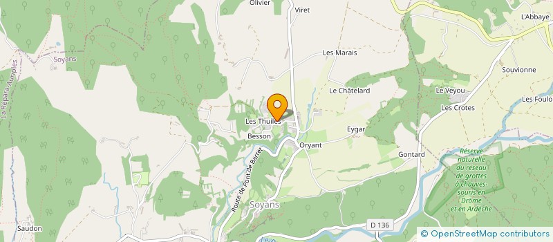 localisation de l'entreprise M4DLINE RUBIN  SOYANS