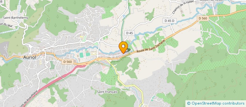 localisation de l'entreprise M4FACE  AURIOL