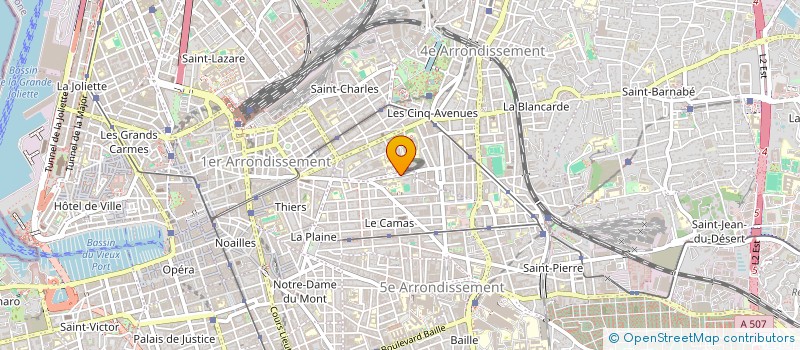 localisation de l'entreprise M4P à MARSEILLE