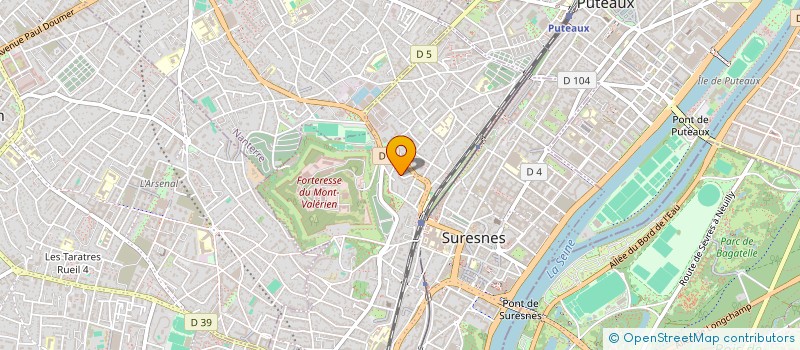 localisation de l'entreprise M4P TESSIER à SURESNES