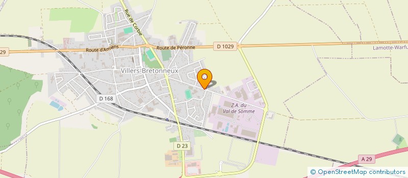 localisation de l'entreprise M4R à VILLERS-BRETONNEUX