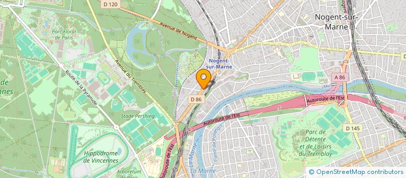 localisation de l'entreprise M4U CONSEIL  NOGENT-SUR-MARNE