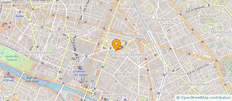 localisation de l'entreprise M5  PARIS