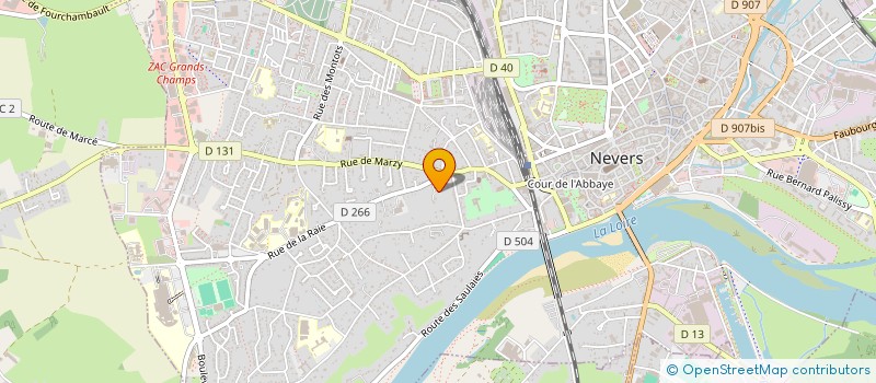 localisation de l'entreprise M5BK à NEVERS